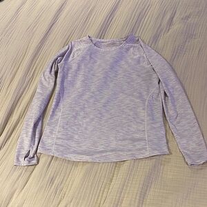 Tek Gear Purple Patterned Long Sleeve Top